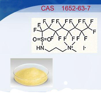 Sulfonyl quaternäres Ammonium-Alkyljodide gelbliche Pulver Fluorochemicals Perfluoro