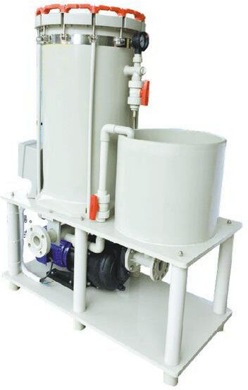 Vertikale Galvanisierungsausrüstungs-chemische Filter-System-hohe Präzisions-einfache Operation